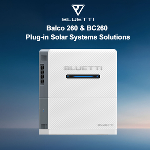Réduisez vos factures d'électricité avec la centrale solaire de balcon 2,56 kWh, batterie LiFePO4, système prêt à l'emploi, Balkonkraftwerk BLUETTI - Product Image 1