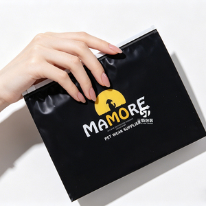 Custom Frosted CPE <b>Garment</b> Bags | Recyclable Zipper Packaging for pet clothing - Product Image 2
