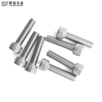 DIN912 Vis à six pans creux Boulon Grade 8.8 12.9 Acier inoxydable Boulon en acier au carbone Boulon moleté à tête cylindrique Boulon à six pans creux