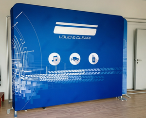 Support de toile de fond en aluminium à montage rapide et facile, sans outil, pour lancement de produits - Product Image 1
