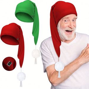 Bonnet de Noël tendance personnalisé pour femmes et hommes, ajustable, avec pompon, idéal pour les fêtes d'hiver et le quotidien - Product Image 1