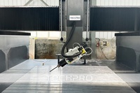Haute précision 4 axes sculpture cnc routeur mousse bois machine 3d coupe machines de gravure avec tête pivotante pour la fabrication de moules à bois