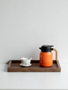 Gỗ rắn Walnut Art Deco phục vụ khay truyền thống mộc kỹ thuật chịu nhiệt đa chức năng bàn nhà tổ chức - Product Image 3