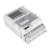 Compteur d'énergie intelligent prépayé triphasé à quatre fils 5 (60) a 220/380V avec écran LCD, fonction 4G/NB IoT