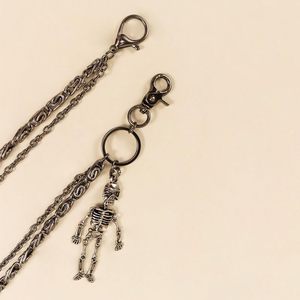 Catena <span class=keywords><strong>per</strong></span> Portafoglio PINKPIN in Lega con Pietre Naturali, Stile Biker, Unisex, <span class=keywords><strong>per</strong></span> Jeans e <span class=keywords><strong>Pantaloni</strong></span>, Catena con Teschio <span class=keywords><strong>per</strong></span> Uomo e Donna - Product Image 3