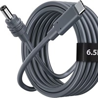 Cable de Alimentación Tipo-C a CC de 5 Metros (Calibre 18AWG) para Automóvil, Mini, Resistente al Agua, con Fusible (Adaptador Macho a M6), Superventas