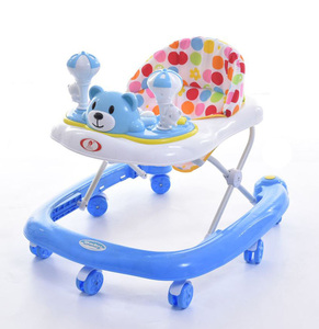 Custom a buon mercato bambino push walker migliore luce di alta qualità musicale pieghevole bambino walker con ruote <span class=keywords><strong>e</strong></span> sedile - Product Image 2