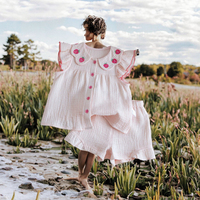 Ensemble d'été décontracté pour filles, style coréen, avec chemise brodée fraise et short, motif dessin animé mignon, en tissu peigné respirant