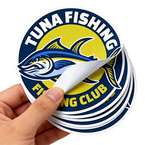 Pegatinas con Temática de Pesca, Pegatinas de PVC Personalizadas, Resistentes al Agua y a los Rayos UV, para Cajas de Pesca y Logotipos de Empresas, Pegatinas Adhesivas Duraderas - Product Image 3
