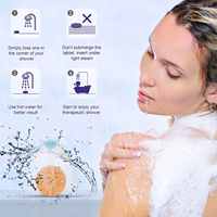 OEM Personnalisé Personnalisation Complète Bain Fizzies Parfum Naturel Huile Essentielle Douche Comprimés Bain Vapeur