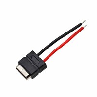 Connecteur de montage sur panneau femelle étanche USB Type C 2 broches câble de connecteur femelle Usb c pour équipement électrique