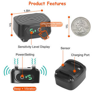 बुद्धिमान वाटरप्रूफ रिचार्जेबल डॉग ट्रेनिंग कॉलर स्वचालित नो-शॉक छाल नियंत्रण कॉलर स्मार्ट एंटी बार्किंग कॉलर - Product Image 2
