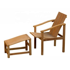 Mobilier d'extérieur en bois de teck massif au design moderne pour cour, jardin, patio, restaurant, événements, parc, villa, fabriqué à Denpasar - Product Image 1