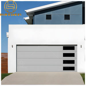 <span class=keywords><strong>Porte</strong></span> <span class=keywords><strong>de</strong></span> <span class=keywords><strong>garage</strong></span> double automatique <span class=keywords><strong>sectionnelle</strong></span> avec double isolation 12x12 10x10 Wifi avec fenêtre en verre sur le côté - Product Image 1