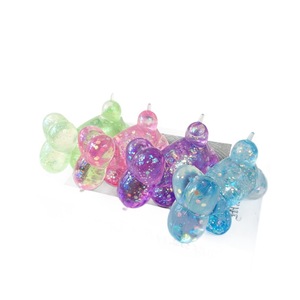 ตุ๊กตาหมีกลิตเตอร์บีร์บีบเล่นคลายเครียด โปร่งใส TPR ประกายสีพาสเทล ของเล่นเสริมพัฒนาการประสาทสัมผัส บรรเทาความวิตกกังวล ของเล่นแปลกใหม่ - Product Image 5