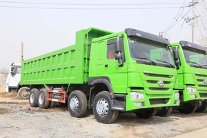 SINO HOWO tipper xe tải 375 mã lực HOWO 8x4 Xe Tải với thân xe tải mới - Product Image 6