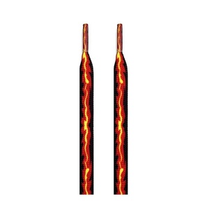 Chaussures de <span class=keywords><strong>basket</strong></span>-ball basses compatibles originales, blanc, noir, <span class=keywords><strong>rouge</strong></span>, bleu, unisexe, lacets plats flamme, bord bleu flamme 8 mm - Product Image 6