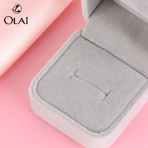 LÃNG MẠN NGỌT NGÀO nhung làm cỏ Hộp nhẫn xách tay Vòng Hộp quà tặng - Product Image 5