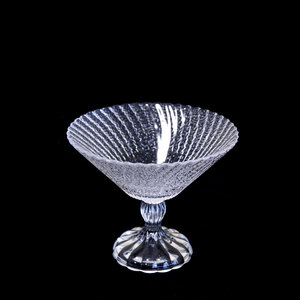 Verre à vin texturé côtelé Luckygoods QT260104 en cristal, verre à cocktail sur pied, verre à <span class=keywords><strong>champagne</strong></span> pour mariage, vaisselle de fête - Product Image 2