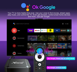 2025 New Android 14 TV Box 4K <span class=keywords><strong>UHD</strong></span> 2GB 16GB <span class=keywords><strong>streaming</strong></span> phương tiện truyền thông người chơi thiết bị bằng giọng nói điều khiển từ xa thông minh máy chiếu - Product Image 5