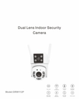 Caméra de sécurité extérieure sans fil PIX-LINK nouvelle génération à double objectif 720P, caméra IP CCTV intérieure, vision nocturne, audio bidirectionnel, caméra WiFi 2.4G