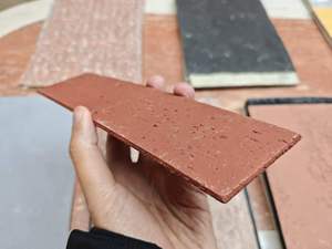 Ultraleichte Flexible Steinoptik-Ziegel Dunkelrot Furnier Ultradünne MCM-Ziegel Wandfliese für Außenwände Weiche Keramik-Split-Bricks - Product Image 3