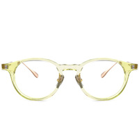 Monture de lunettes classique à monture ronde DTX148, style designer, fabriquée à la main au Japon, en titane pur, monture complète, compatible avec les verres AC