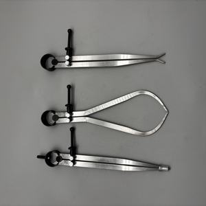 Juego de 3 Calibradores de Resorte de Alta Precisión de <span class=keywords><strong>8</strong></span> Pulgadas, Acero al Carbono, Divisor Exterior, Herramienta de Medición, Marcador de Madera, Personalizable - Product Image 4