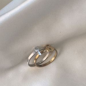 Multiple Styles Stainless Steel <b>Couple</b> <b>Rings</b> Pair of Love Stitching Vintage Letters Matching <b>Ring</b> Set for Lover - Product Image 6