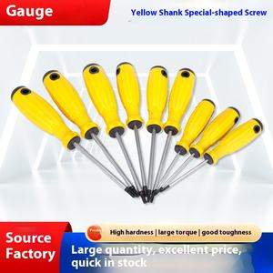 <span class=keywords><strong>ไขควง</strong></span>สีเหลืองแบบอุตสาหกรรมมีหลายขนาดพร้อมตัวแทรกแถวแบบพิเศษด้ามจับพลาสติก - Product Image 2