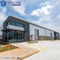 Estructura de Acero Prefabricada CWB CE ISO, Almacén Prefabricado, Taller, Estructura Metálica Industrial