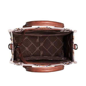 Marca de lujo de gran capacidad bohemio azteca mujeres bolso de mano diseñador Retro diario cremallera bolso de hombro hermoso bolso de lona - Product Image 6