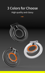 Support de <span class=keywords><strong>téléphone</strong></span> magnétique premium ATB avec <span class=keywords><strong>anneau</strong></span> en silicone souple et design pliable en alliage d'aluminium - Product Image 2