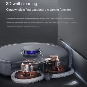 Aspirateur robot intelligent Narwal Xiaoyao 001 - Sans fil, lavage humide/sec, forte aspiration, vidage automatique des débris pour hôtel - Product Image 3