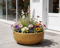 Pot de plantes en céramique moderne, finition émaillée, décoration intérieure, pot à fleurs pour plantes vertes