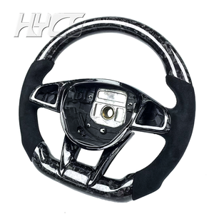 Volante de Fibra de Carbono Personalizado para Mercedes-Benz W205 <span class=keywords><strong>Clase</strong></span> <span class=keywords><strong>E</strong></span> C63 <span class=keywords><strong>AMG</strong></span> GT <span class=keywords><strong>Estate</strong></span> A45 CLA45 Shooting Brake S63 SL63 SL65 GLC63 - Product Image 5