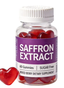 Gomitas de Extracto de Azafrán Puro Premium <span class=keywords><strong>para</strong></span> el Control del Estado de Ánimo y del Apetito en Adultos, Suplemento Dietético Natural y Orgánico - Product Image 2