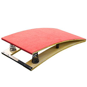Planche à ressorts en bois en forme <span class=keywords><strong>de</strong></span> S standard, épaissie, pour gymnastique, avec assistance à la ressort, pour enfants et adultes, adaptée aux écoles - Product Image 5