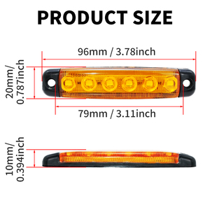 Chất lượng cao xe tải giải phóng mặt bằng ánh sáng <span class=keywords><strong>LED</strong></span> Side ánh sáng 24/<span class=keywords><strong>12V</strong></span> tự động đèn thấp Trailer phía sau đèn <span class=keywords><strong>Led</strong></span> Xe đèn tín hiệu - Product Image 3