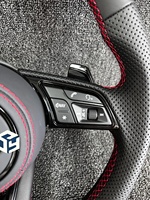 Convient pour Audi A3 A4 B9 A5 RS3 RS4 RS5 S3 S4 S5 RS6 RS7 S6 B8.5 Volant complet amélioré en fibre de carbone avec LED, modèle sport