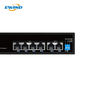 Switch PoE de bureau 4 ports 100 Mbps 60 W avec 2 ports Uplink + 1 RJ45 IEEE802.3af/at pour AP sans fil, caméra IP et réseau – Vente directe usine - Product Image 4