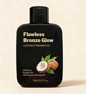 Baume Accélérateur de Bronzage Instantané Effet Hâle Intense au Monoï pour Peaux Foncées – Crème Auto-Bronzante Marque Privée Enjoy Skin - Product Image 4