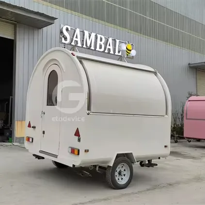Camión personalizado de comida rápida totalmente equipado con cocina completa