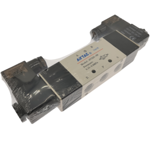 Airtac 5 Way <span class=keywords><strong>2</strong></span> Positie <span class=keywords><strong>3</strong></span>/8 "Pt, Pneumatische Air Magneetventiel, Dubbele Elektrische Controle, intern Geloodst Acting Type,4V320-10 - Product Image 3