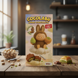 Colección de Dulces Sólidos Rellenos de Chocolate con Leche y Pistacho, con Sabores Premium, 12 Meses de Duración - Product Image 3