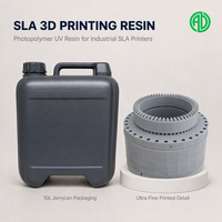 Resin Cetak 3D SLA Abu-abu 355nm Resin Sensitif UV Presisi Tinggi Rendah Bau Pengerasan Cepat untuk Printer SLA DLP LCD 10kg