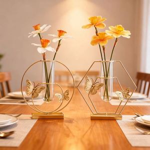 <b>Clear</b> Glass - Tabletop Plant Container for Home Office Decoration Desktop Hydroponic <b>Vase</b> - Product Image 1