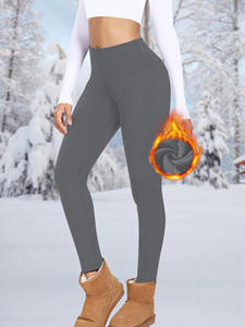 Leggings Invernali Caldi per Donne, <span class=keywords><strong>Collant</strong></span> Traslucidi in Pile, Pantaloni <span class=keywords><strong>Termici</strong></span> in Lana, Calze Elastiche Sexy a Vita Alta - Product Image 3