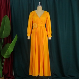 Nouvelle Collection 2025 – Robe Longue Décontractée Grande Taille pour Femme avec Ceinture, Taille Haute et Coupe Ample - Product Image 3