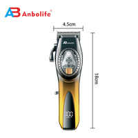 ANBOLIFE - Juego de Recortadora de Pelo con Motor Magnético con Microchip, Motor de Levitación Magnética, Revestimiento DLC para Hombre, 9000 RPM